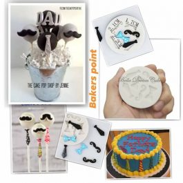 Tie Bow Moustache Silicone Mold