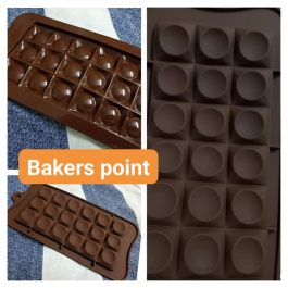 Chocolate Rounds_Circles_Dots_Buttons_Bricks Bar Mold