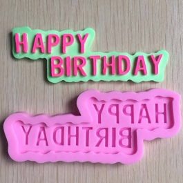 Happy Birthday Silicone Molds