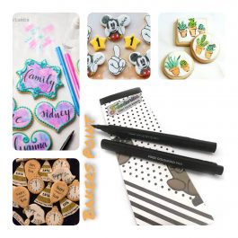 Edible Food Writing Marker – Set of 2 Black Markers