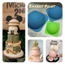 Pinata Silicone Half Round Small Mould Size 4 Inch Approx