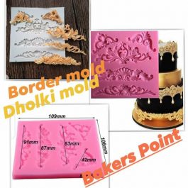 Boarder Mold or Dholki Silicone Mold
