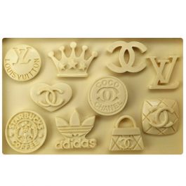 Famous Brands Logo Fondant Mold