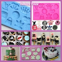 Famous Brands Logo Fondant Mold