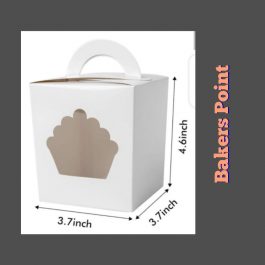 Cupcake Box Single Cavity _ Pack of 25 Boxes
