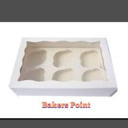 Cupcake Box 6 Cavity _ Pack of 10 Boxes