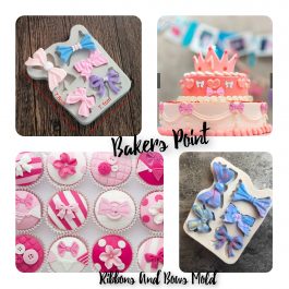 Ribbons And Bows Silicone Fondant Mold
