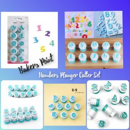 Numbers Plunger Cutter Set 10 PC 0_9 digits