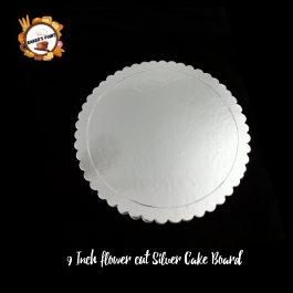Cake Board 9 inch Round Scalloped – Pack of 10