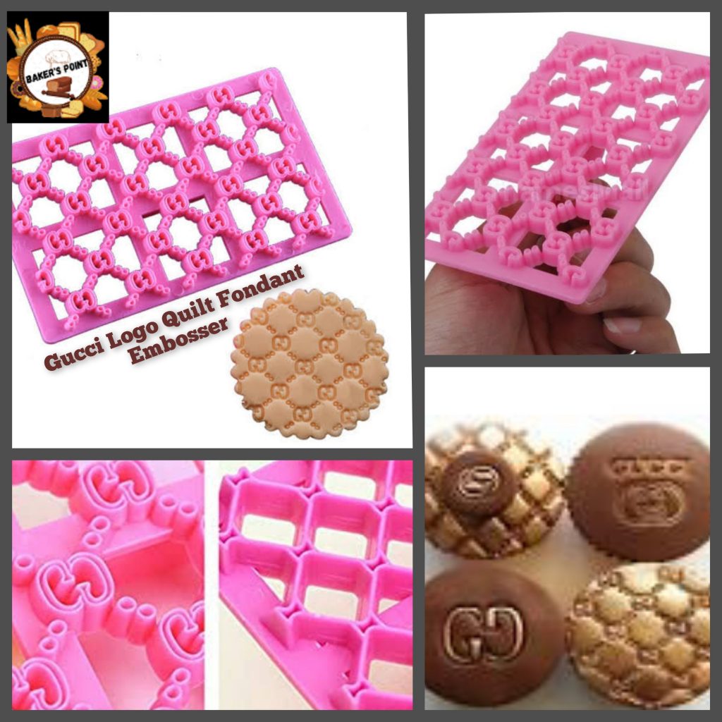 Gucci Logo Quilt Fondant Embosser