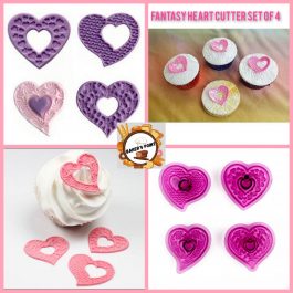 Fantasy Heart Cutter Set Of 4