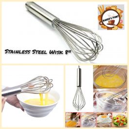 Stainless Steel Whisk – Size 8 inch