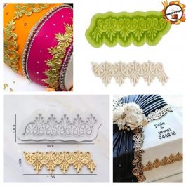 Vintage Border betty Lace Silicone Fondant Mold