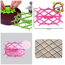 Fondant Embosser – Diamond Quilting