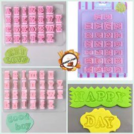 Uppercase Alphabet Stitched Embosser Set
