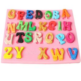 BUBBLY ALPHABET ( Uppercase Letters) Silicone Mold