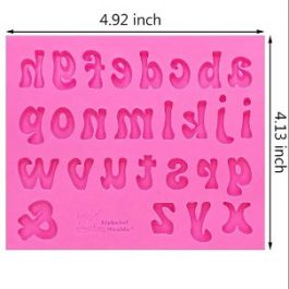 BUBBLY ALPHABET ( Lowercase Letters ) Silicon Mold