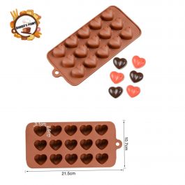 Heart Shape Silicone Chocolate Mold 15 Cavity