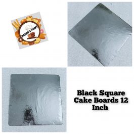 Cake Boards 12 Inch Square Black – Pack of 10