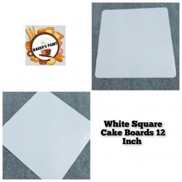 Cake Boards 12 Inch Square White – Pack of 10