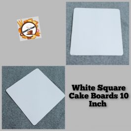 Cake Boards 10 Inch Square white – Pack of 10