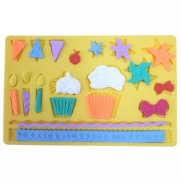 Birthday Party Theme Silicone Mold