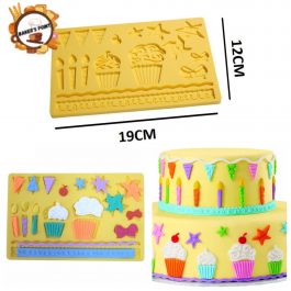 Birthday Party Theme Silicone Mold