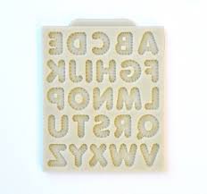 Cute Knitted Alphabet Mold Letters Silicone Fondant Mold