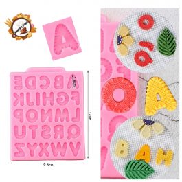 Cute Knitted Alphabet Mold Letters Silicone Fondant Mold