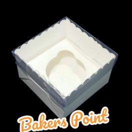 Cupcake Box Single Cavity – Pack Of 25 Box