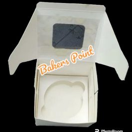 Cupcake Box Single Cavity – Pack Of 25 Box