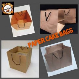 Paper Cake Bags – Pack of 10 – Size 7*7*7 Inches