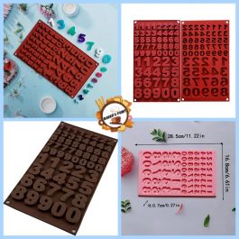 Numbers Silicone Chocolate Mold