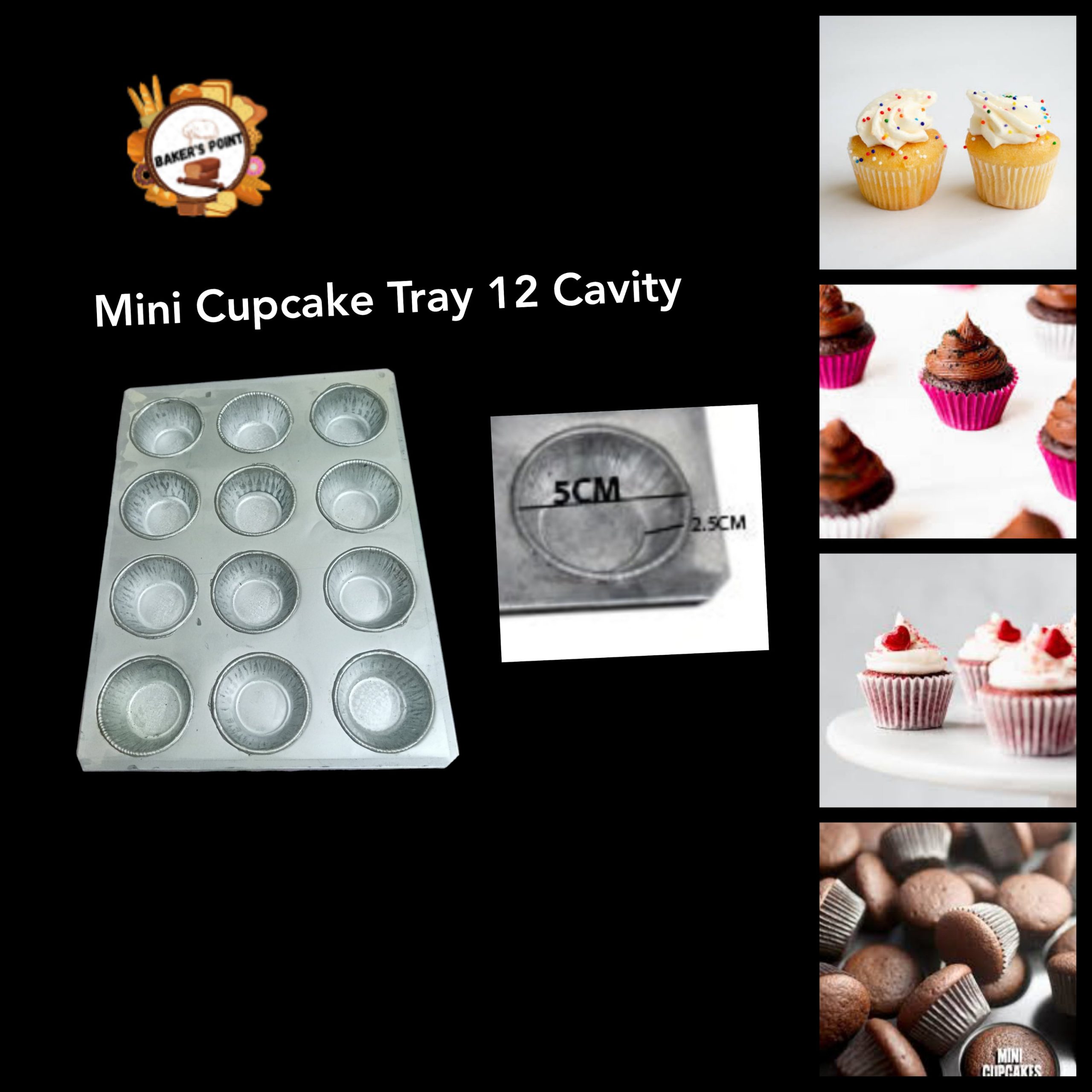 Mini Cupcake Tray 12 Cavity