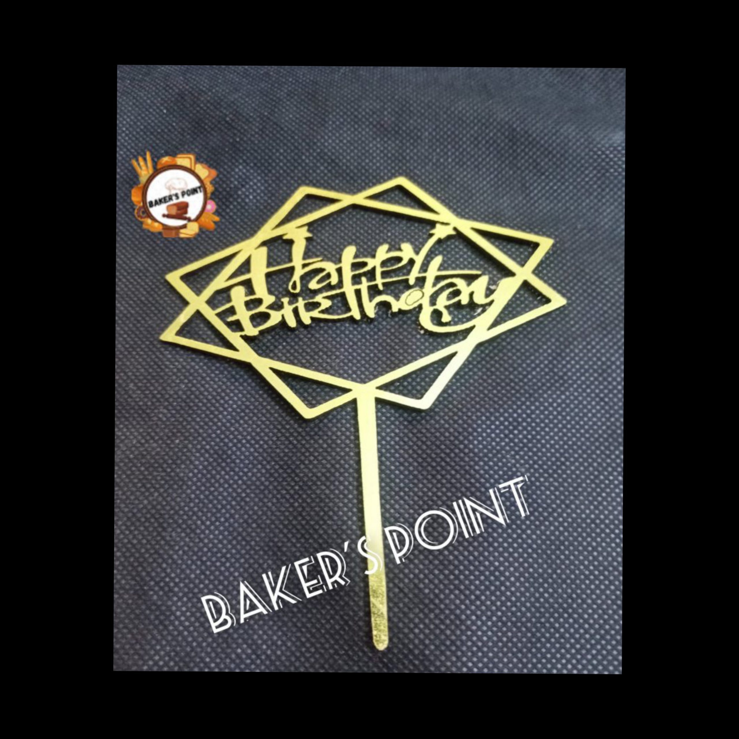 Happy Birthday – Acrylic Topper