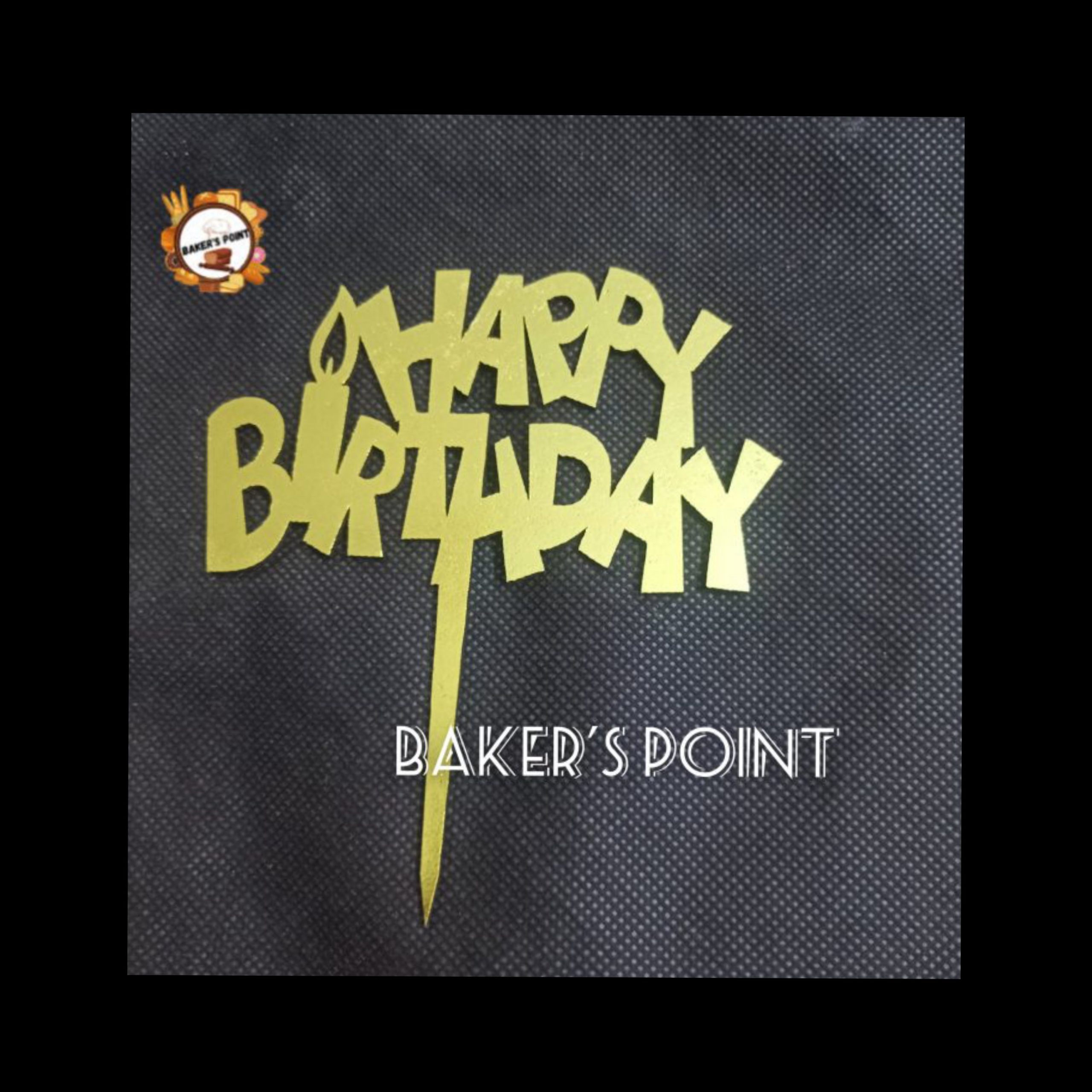 Happy Birthday – Wooden Topper