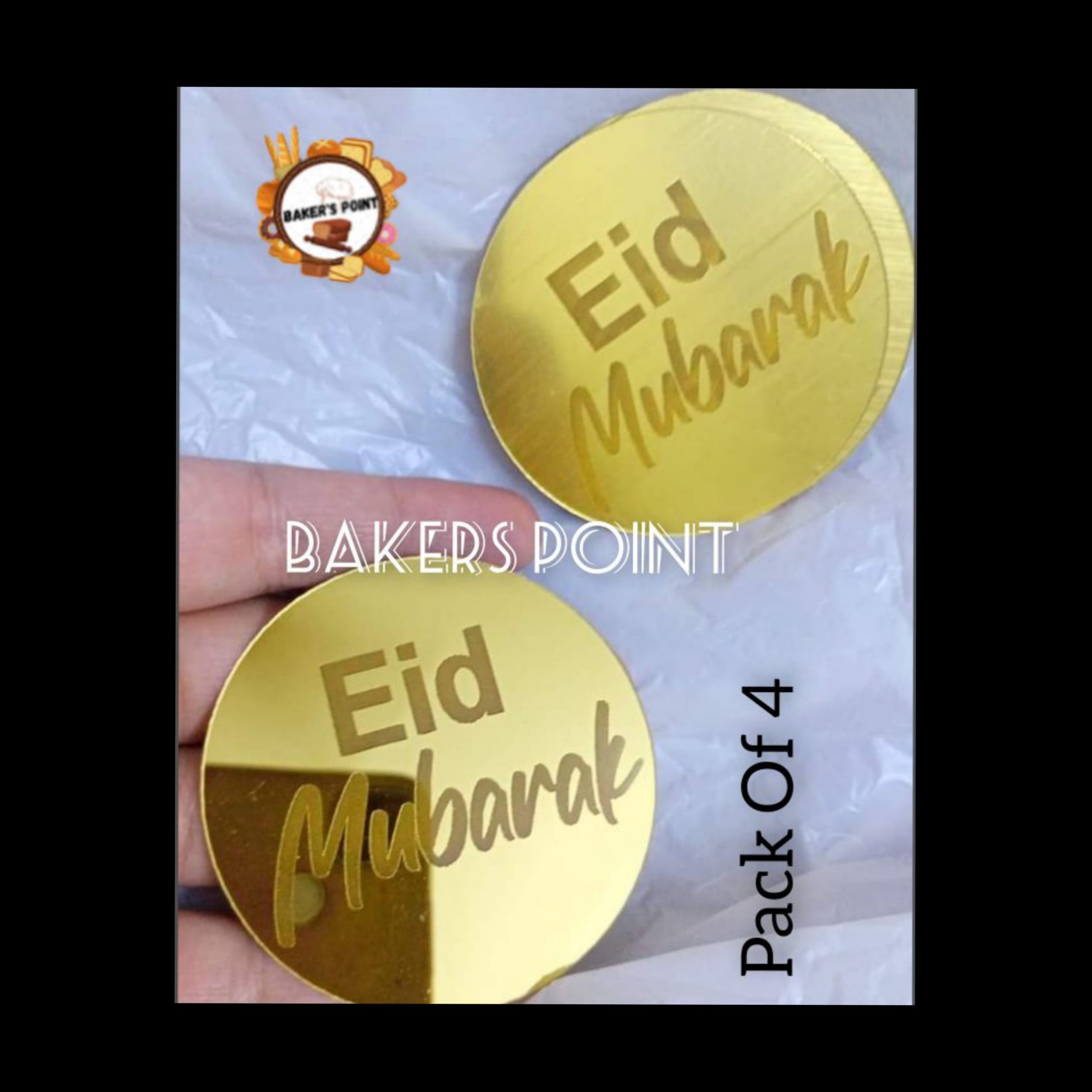 Eid Mubarak Disc – Set of 4