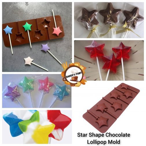 Star Shape Silicone Lollipop Mold