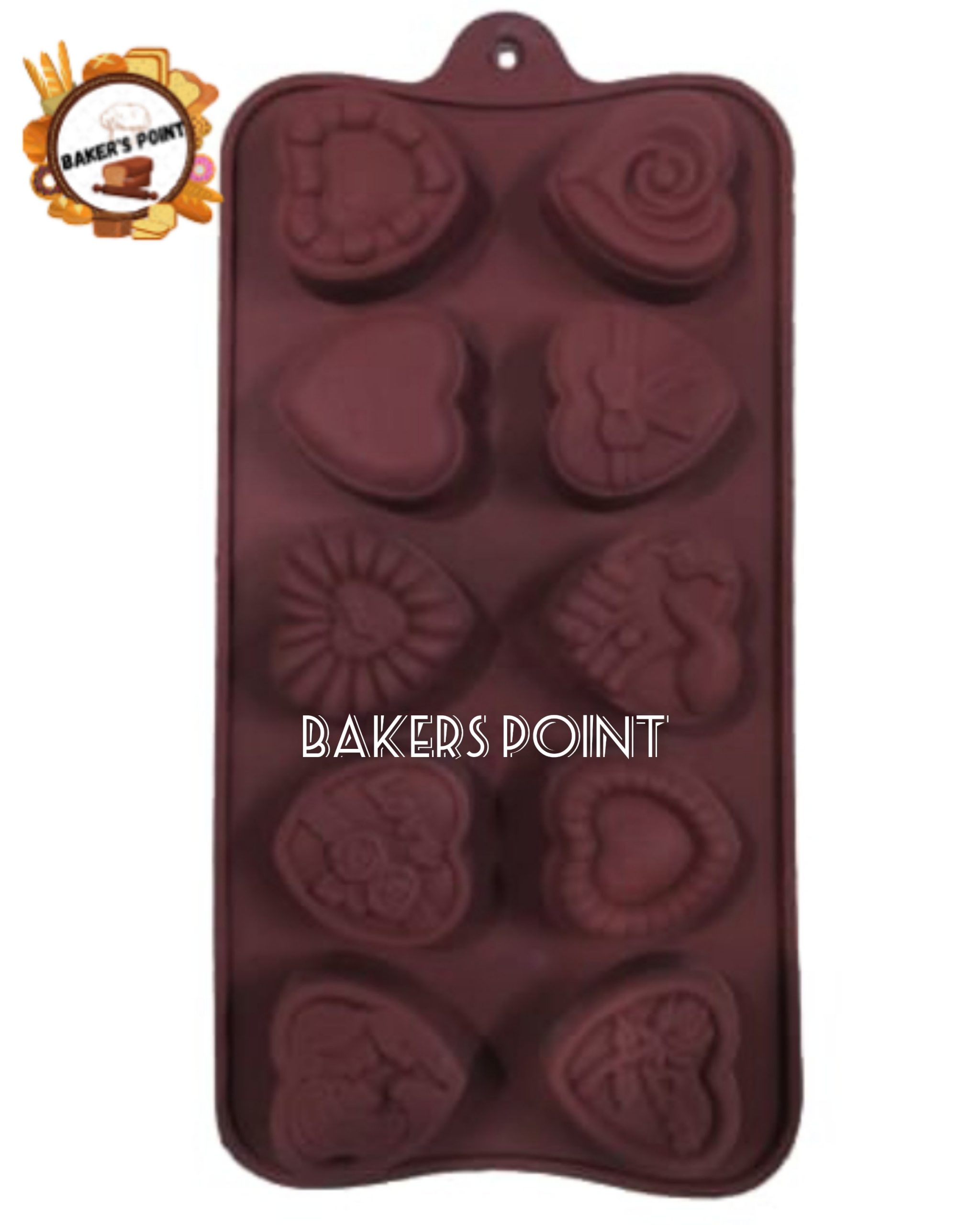 Hearts Silicone Chocolate Mold