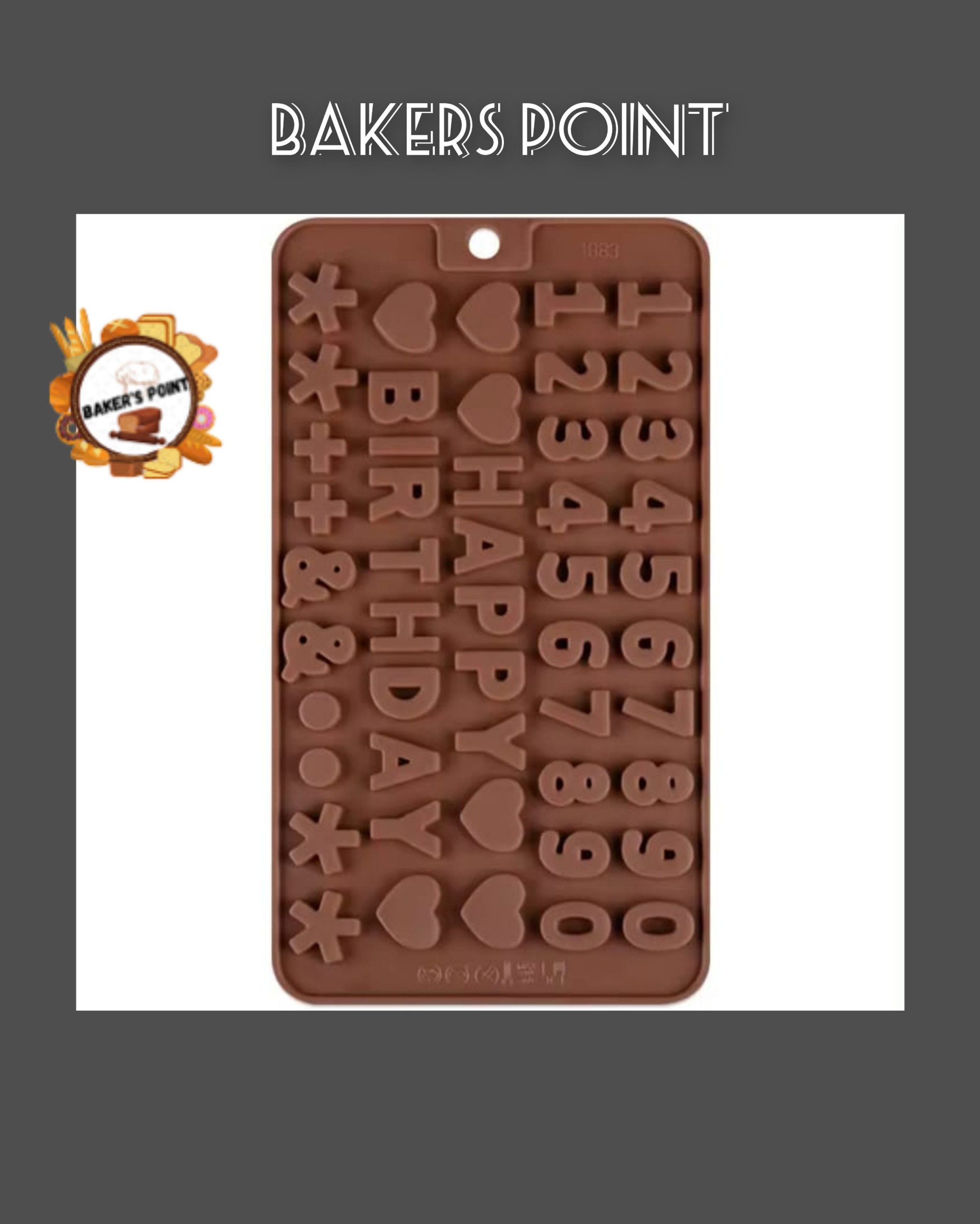 Numbers Chocolate Mold