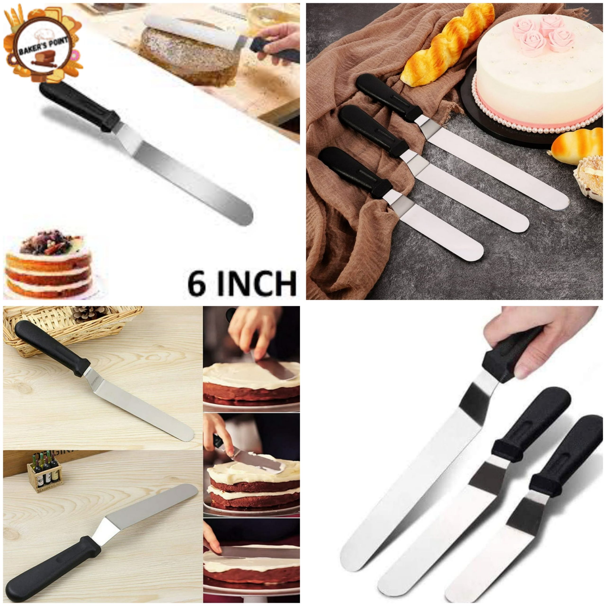 Angled Spatula Knife Small 6 Inch