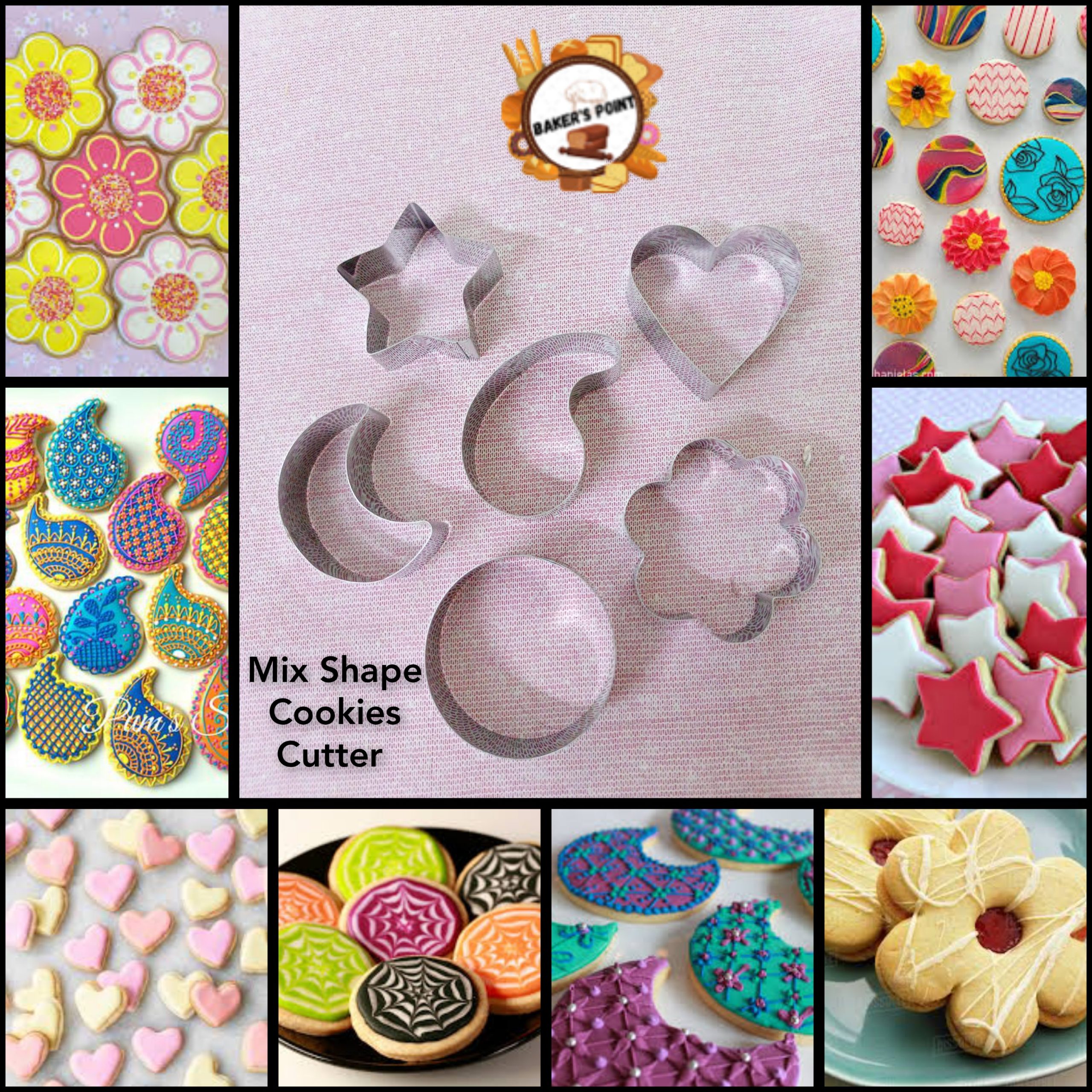 Mix Shape Cookies Cutter