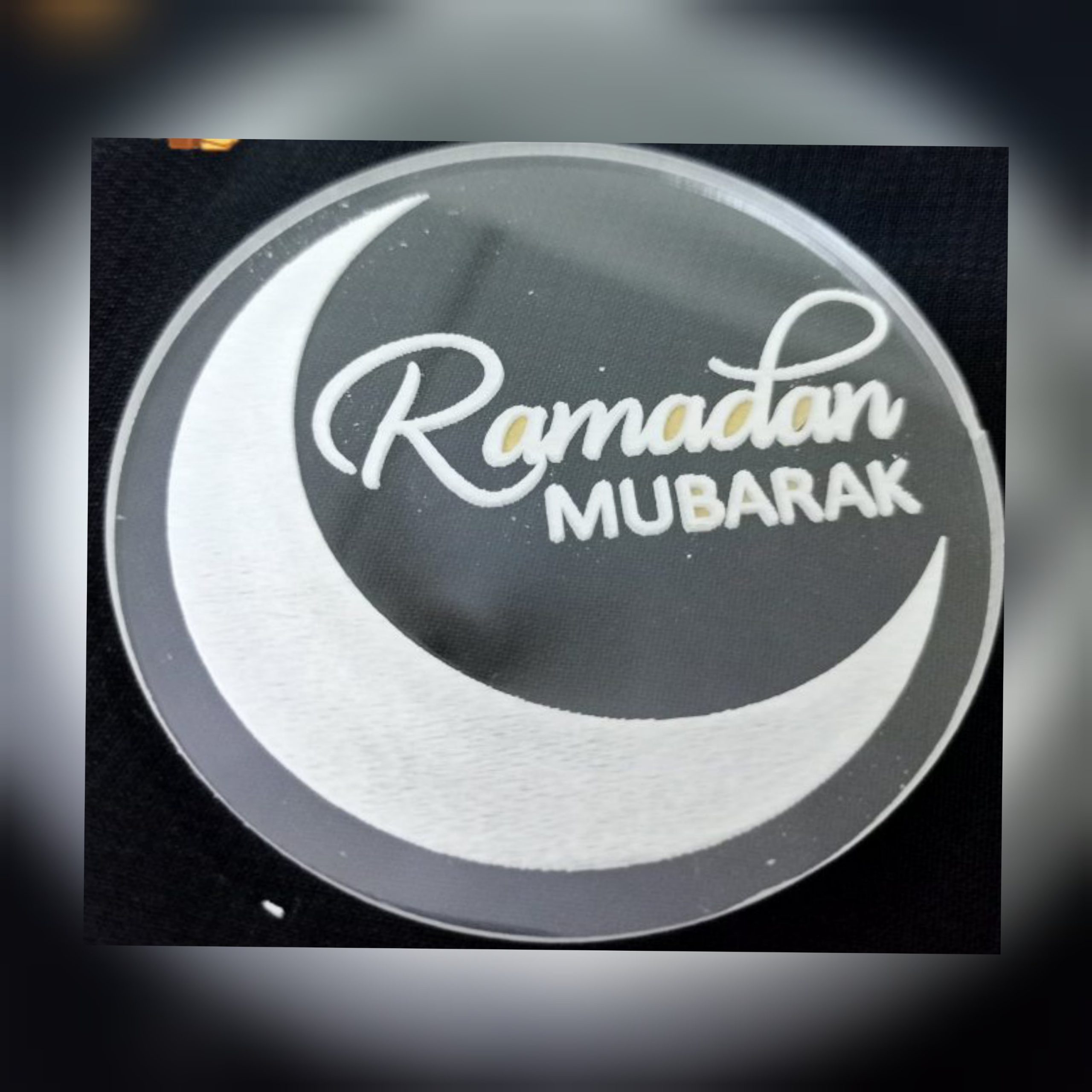 Acrylic Embosser Fondant Stamp – Ramzan Mubarak