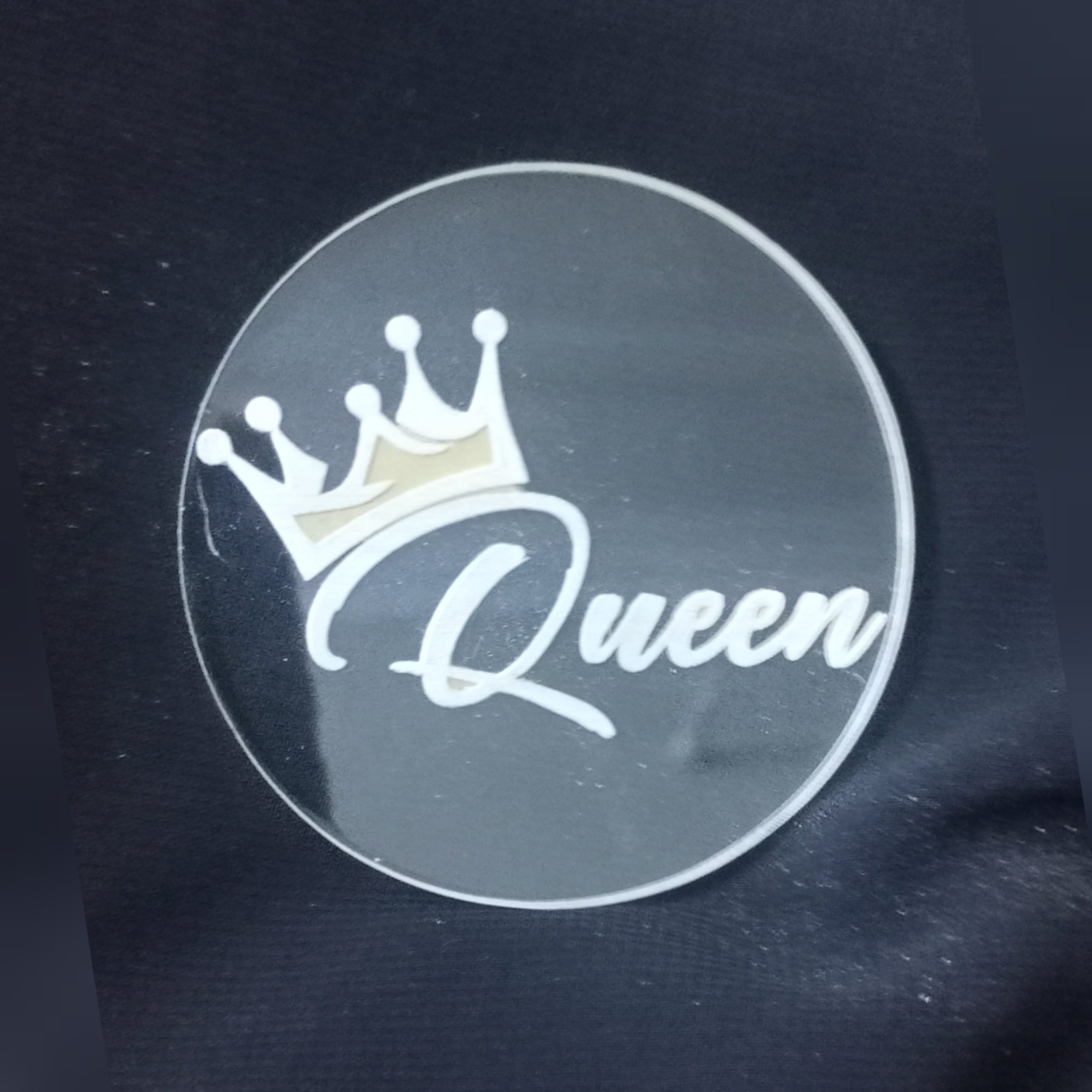 Acrylic Embosser Fondant Stamp – Queen