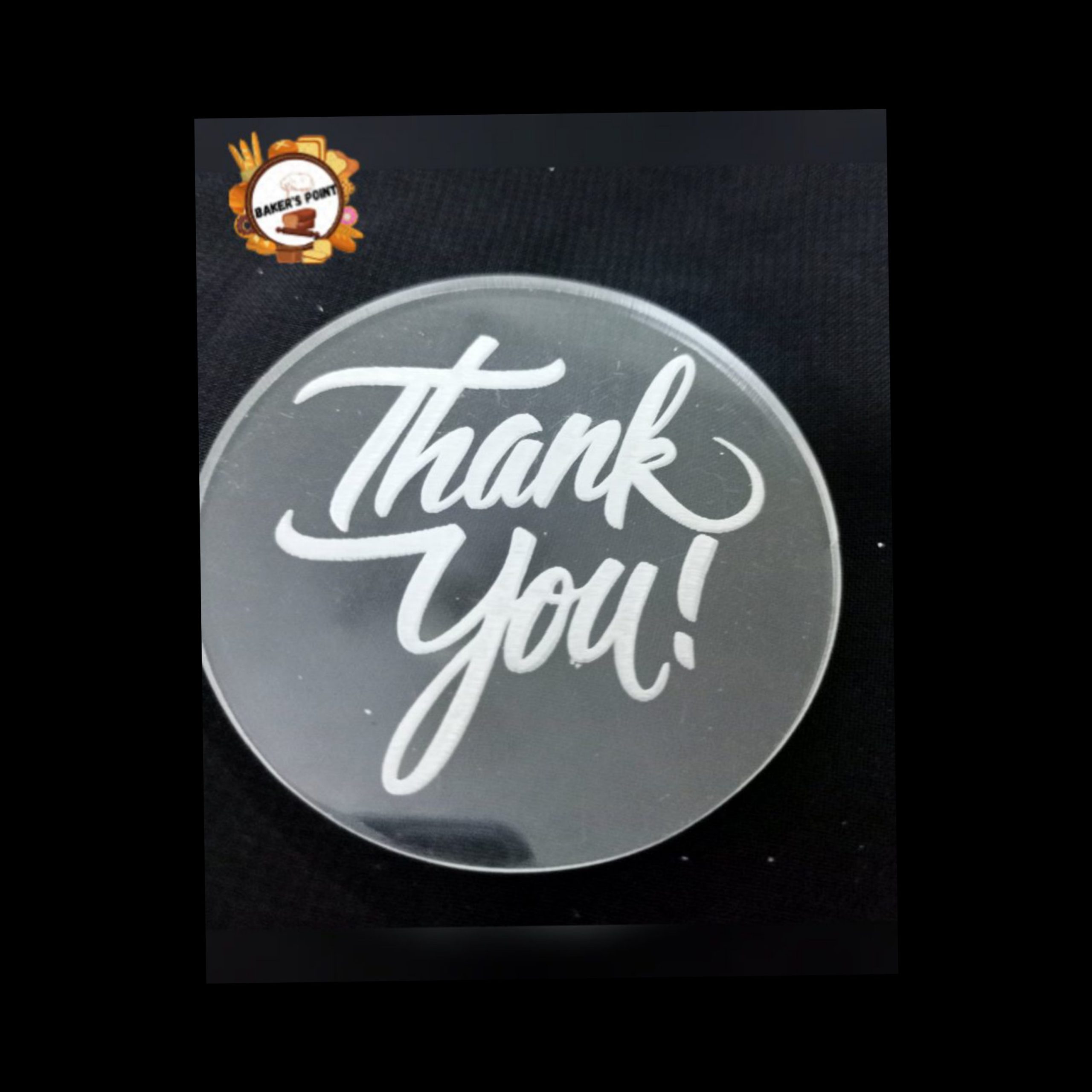 Acrylic Embosser Fondant Stamp – Thank you