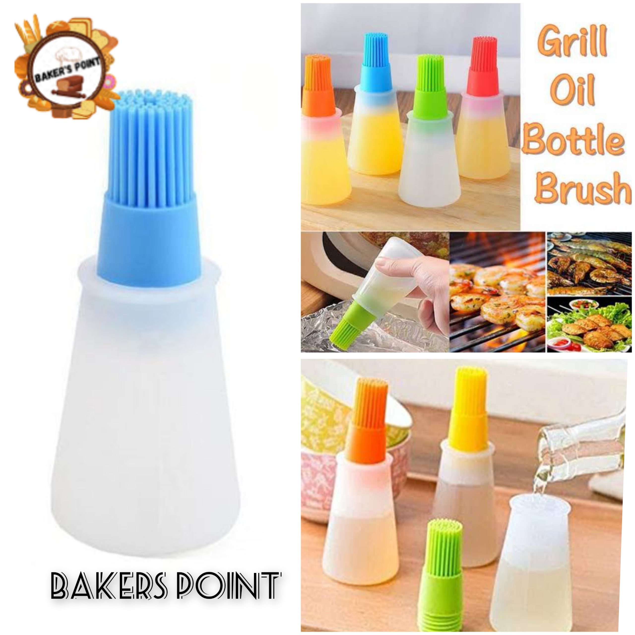 Silicone Oil Brush Bottle