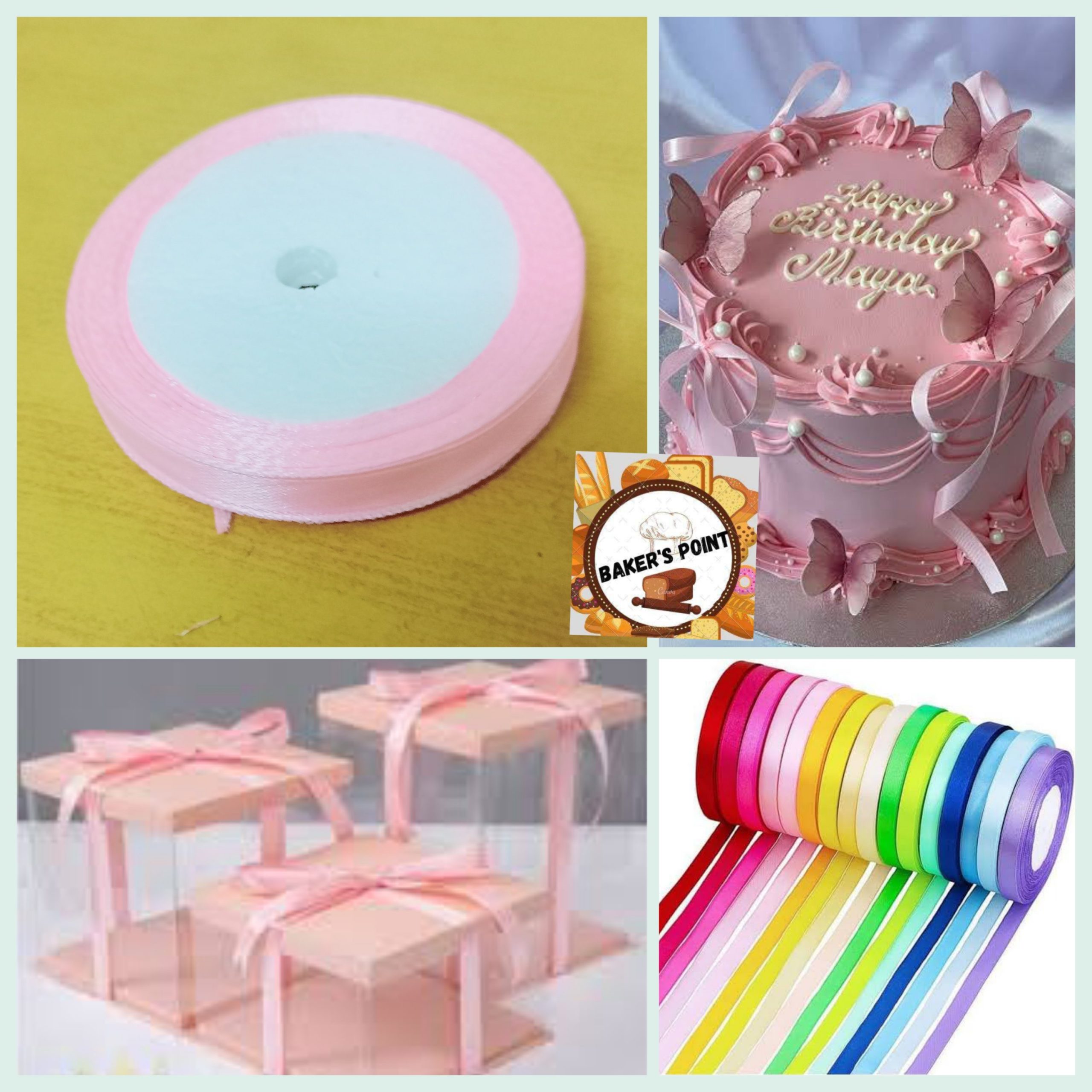 Fabric Ribbon Roll – Pink