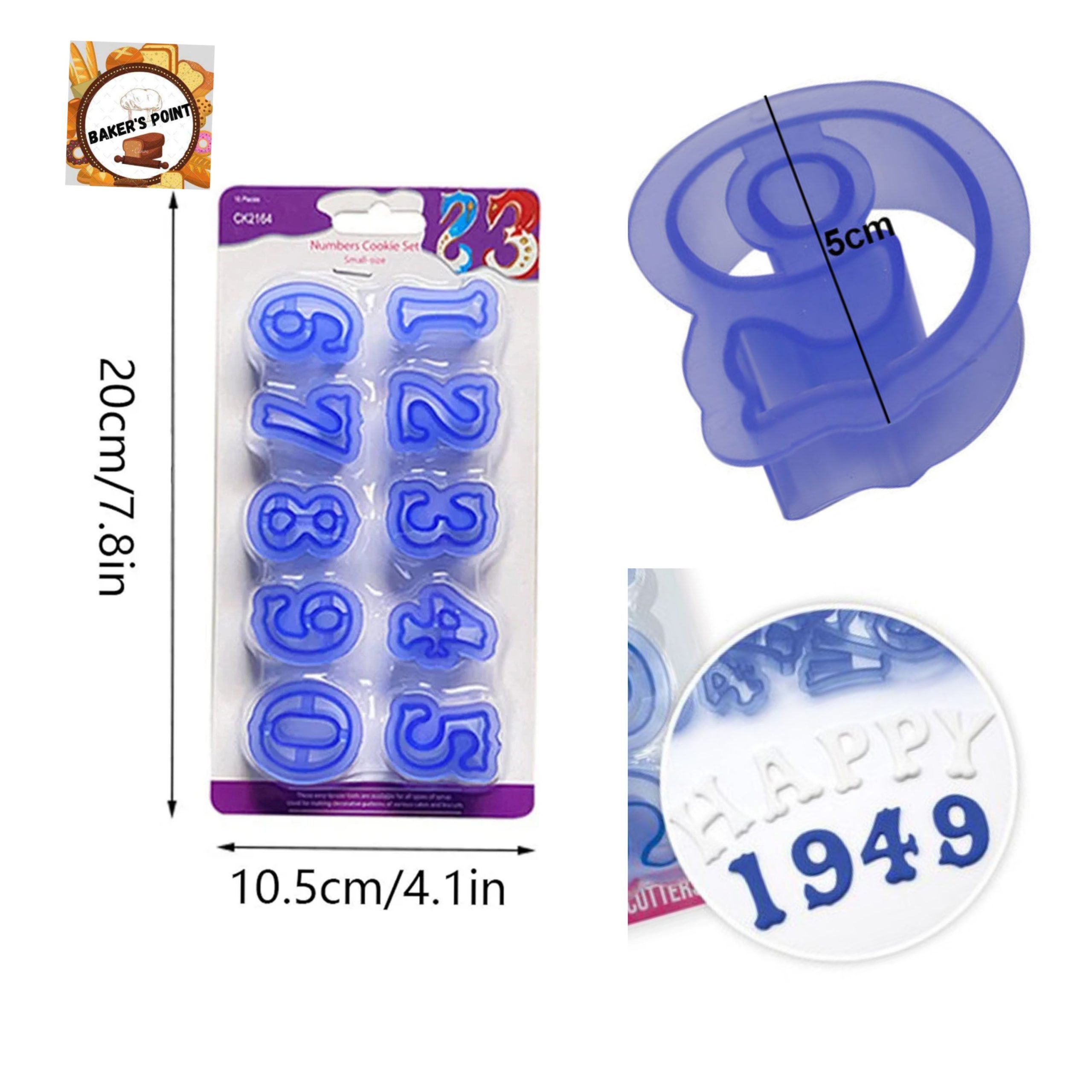 Number Cookies Cutter Set