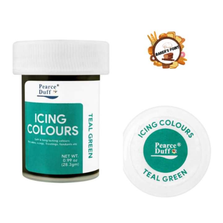 Pearce Duff Icing Gel Color Teal Green