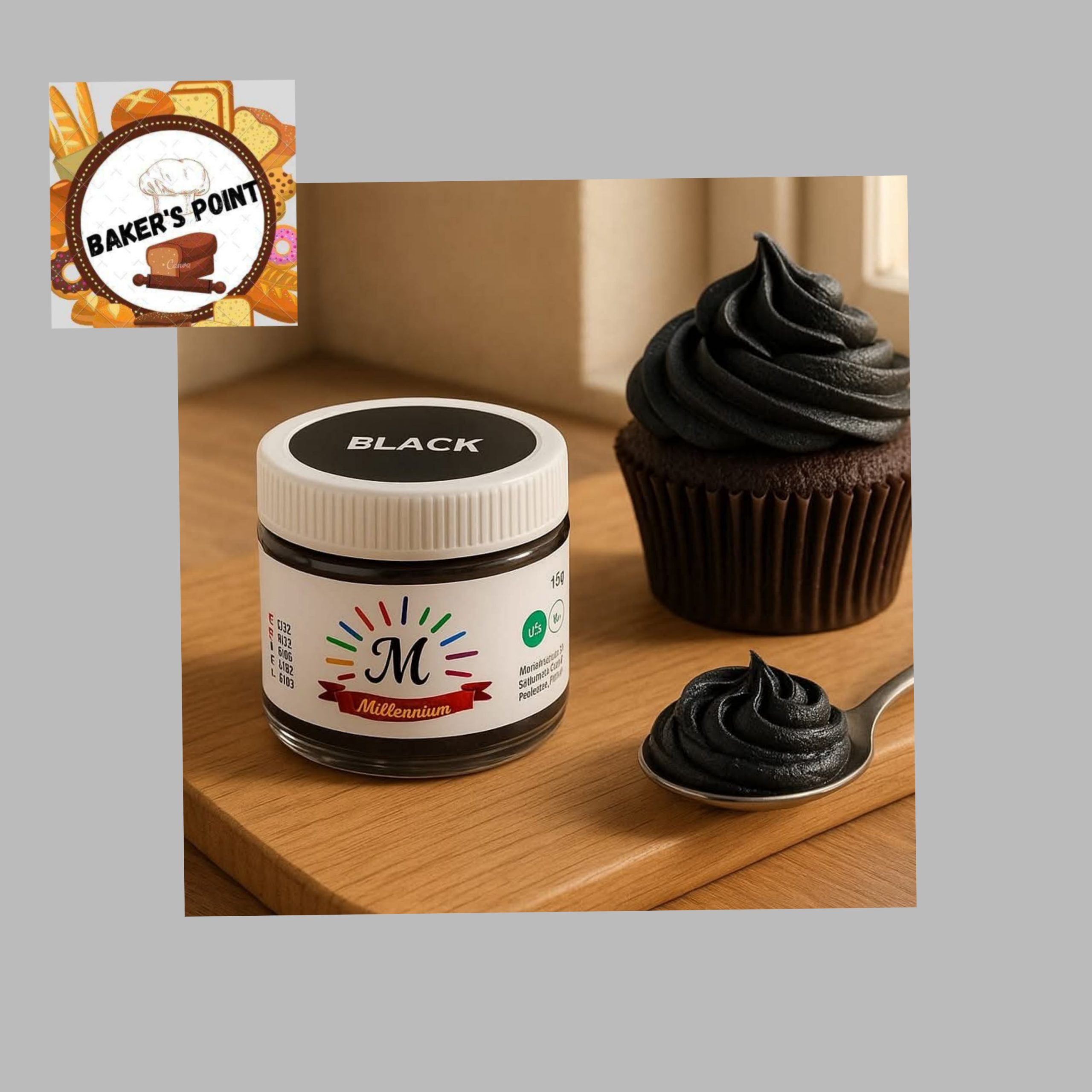 Millennium Powder Food Color Black